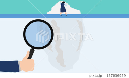 顕在的なニーズと潜在的なニーズのグラフィック素材イラスト 127636939