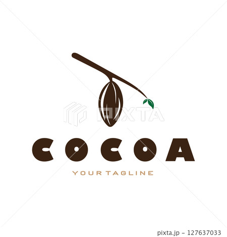 cocoa logo,cocoa bean,cocoa tree,cocoa branches and leaves,chocolate mix on white background,vintage,modern,simple,minimalist icon illustration template design vector cocoa logo,cocoa bean,cocoa tree,cocoa branches and leaves,chocolate mix on white background,vintage,modern,simple,minimalist icon illustration template design vector 127637033