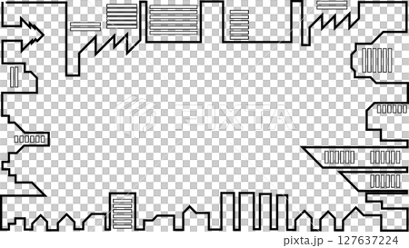 オフィス街のイラスト オフィス街のイラスト 127637224