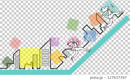 辦公區插圖 127637397