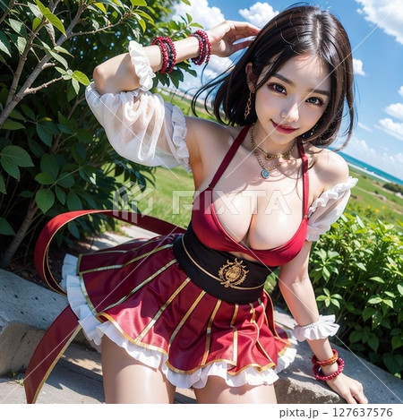 コスプレと海岸!! コスプレと海岸!! 127637576