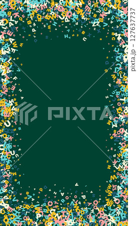 School notebook cover. Colorful childish floating 127637737