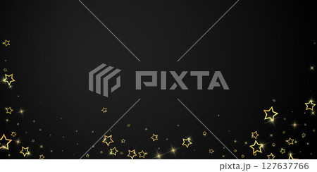Starry night fairy tale background. 127637766