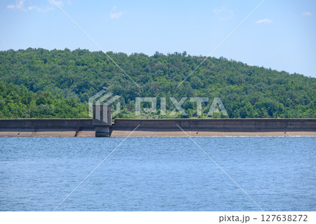 Bor Lake (Borsko jezero), an artificial lake in Eastern Serbia near the city of Bor Bor Lake (Borsko jezero), an artificial lake in Eastern Serbia near the city of Bor 127638272