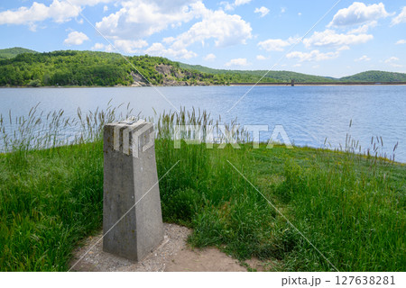 Bor Lake (Borsko jezero), an artificial lake in Eastern Serbia near the city of Bor Bor Lake (Borsko jezero), an artificial lake in Eastern Serbia near the city of Bor 127638281