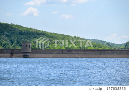 Bor Lake (Borsko jezero), an artificial lake in Eastern Serbia near the city of Bor Bor Lake (Borsko jezero), an artificial lake in Eastern Serbia near the city of Bor 127638286