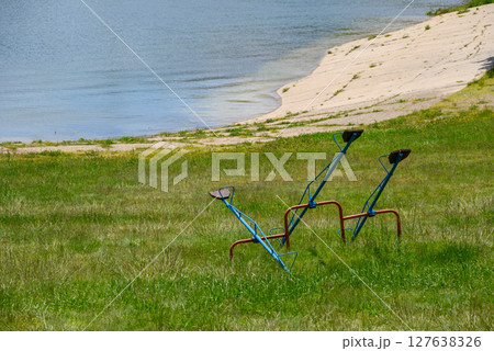 Bor Lake (Borsko jezero), an artificial lake in Eastern Serbia near the city of Bor Bor Lake (Borsko jezero), an artificial lake in Eastern Serbia near the city of Bor 127638326
