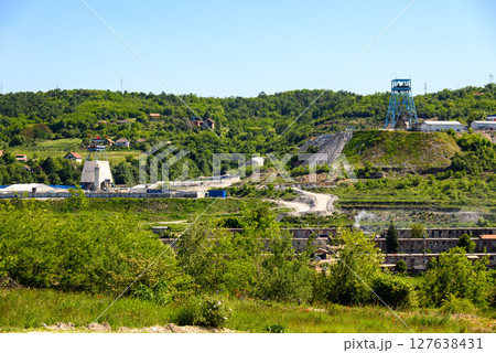 Copper mining exploration location of Chinese mining company Zijin Mining Group, in Bor, Serbia Copper mining exploration location of Chinese mining company Zijin Mining Group, in Bor, Serbia 127638431