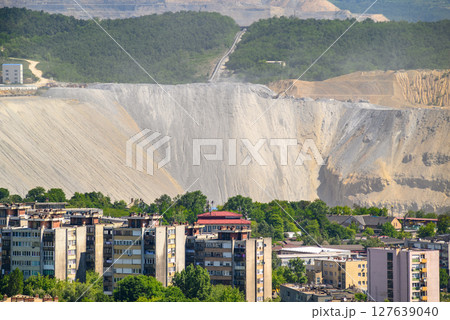 Copper mine and smelting complex of Zijin Bor Copper, owned by Chinese mining company Zijin Mining Group, in Bor, Serbia Copper mine and smelting complex of Zijin Bor Copper, owned by Chinese mining company Zijin Mining Group, in Bor, Serbia 127639040
