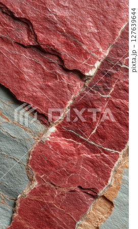 Rosso Levanto marble texture close-up background with natural red stone patterns and cracked surface Rosso Levanto marble texture close-up background with natural red stone patterns and cracked surface 127639644
