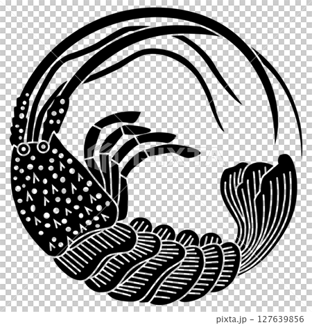 家紋です。海老の丸と言います。 家紋です。海老の丸と言います。 127639856