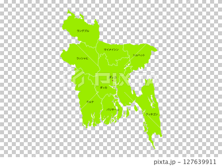 世界の地図より、バングラデシュ人民共和国の地図 (Map of Bangladesh) 世界の地図より、バングラデシュ人民共和国の地図 (Map of Bangladesh) 127639911