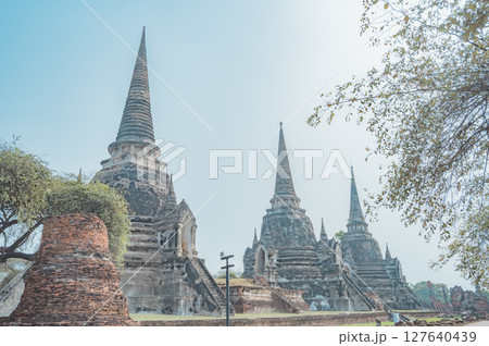 タイ　ワット・プラシーサンペット（アユタヤ） 127640439