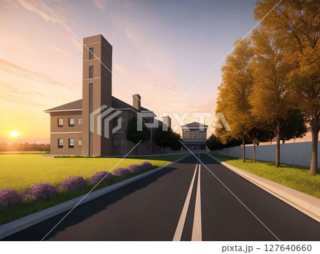 【壁紙/背景】悲しみの夕焼け(Sunset of Sadness) 【壁紙/背景】悲しみの夕焼け(Sunset of Sadness) 127640660