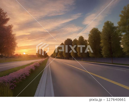 【壁紙/背景】悲しみの夕焼け(Sunset of Sadness) 【壁紙/背景】悲しみの夕焼け(Sunset of Sadness) 127640661