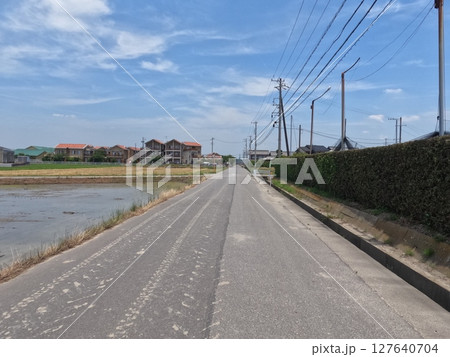 愛知県西尾市　田園風景 127640704
