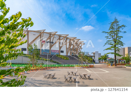 IGアリーナ、日本最大級の愛知県新体育館〈愛知県名古屋市〉 IGアリーナ、日本最大級の愛知県新体育館〈愛知県名古屋市〉 127641154