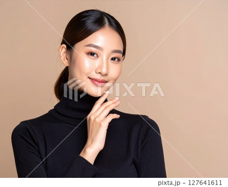 若い女性の美容イメージ（エステサロン・美容・転職・ファッション） 127641611