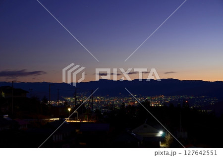 高下(たかおり)から望む甲府盆地夜景 高下(たかおり)から望む甲府盆地夜景 127642551