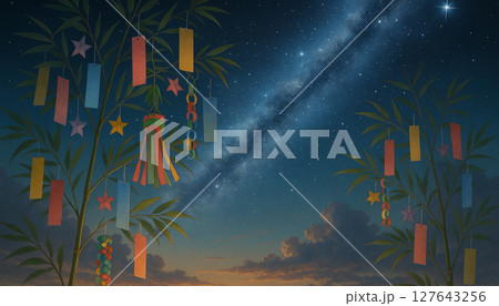 七夕の夜に願いを込めて 127643256