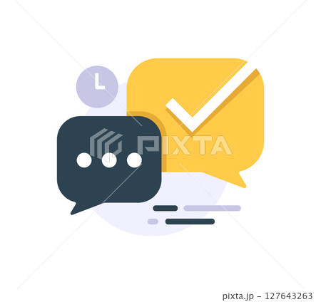 question, request or message has been successfully sent, please wait we will reply soon concept question, request or message has been successfully sent, please wait we will reply soon concept 127643263