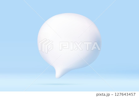 3d white speech bubble pin 3d white speech bubble pin 127643457