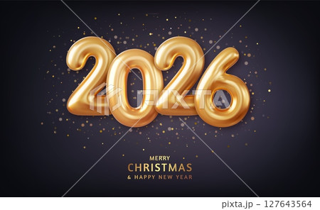 3d Gold Foil Balloons. 127643564