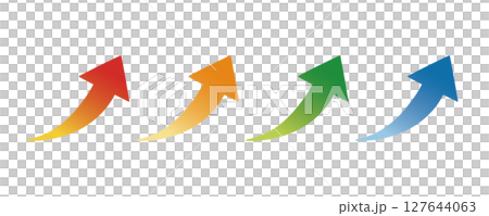 對角彩色箭頭集 對角彩色箭頭集 127644063