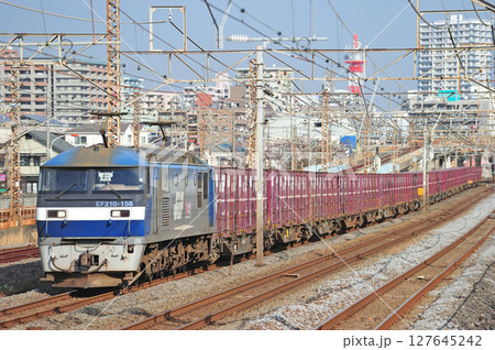 東海道本線　相模貨物　JR貨物　EF210-158（吹田） 127645242