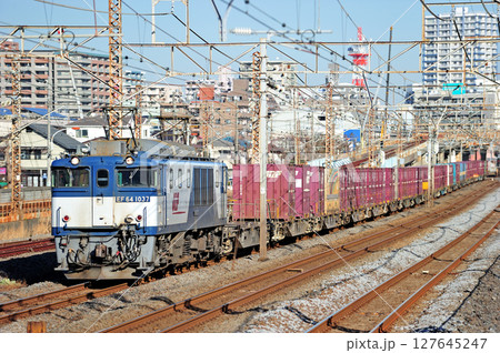 東海道本線　相模貨物　JR貨物　EF64-1037（愛知） 127645247