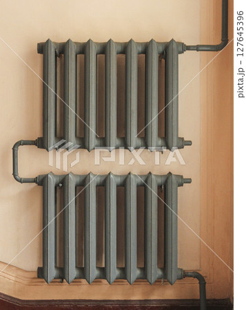 Cast iron heating radiators 127645396