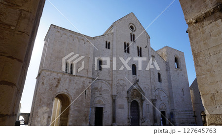 Basilica of Saint Nicolas or Basilica San Nicola de Bari At Bari Apulia Puglia Italy Basilica of Saint Nicolas or Basilica San Nicola de Bari At Bari Apulia Puglia Italy 127645763