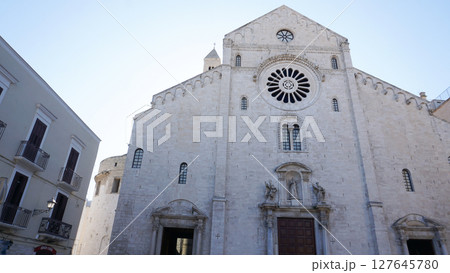 San Sabino cathedral at Bari on Italy at sunny day San Sabino cathedral at Bari on Italy at sunny day 127645780