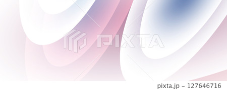 Abstract modern wide background with white, red and blue circles and circular shapes. Abstract modern wide background with white, red and blue circles and circular shapes. 127646716