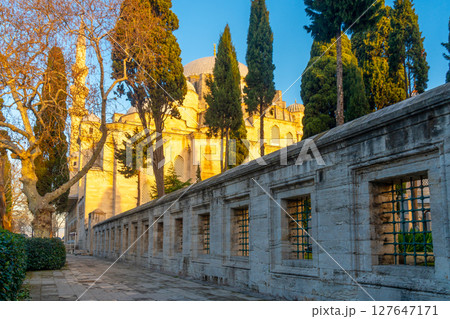 The Shehzade Mosque or Sehzade Camii located in Fatih district, Istanbul 127647171