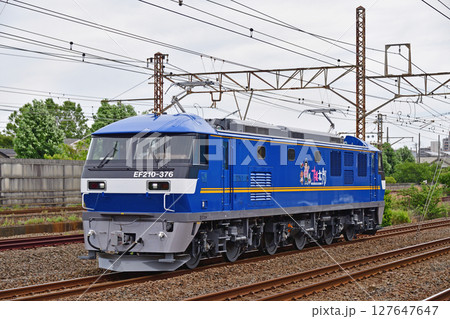 東海道本線　相模貨物　JR貨物　EF210-376（新鶴見）　西湘試単 127647647