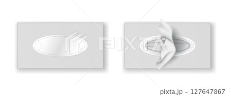 Tissue Box Opening and Lad 127647867