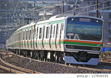 東海道本線 真鶴 JR東日本 E231系1000番台 S-25編成(国府津) 東海道本線 真鶴 JR東日本 E231系1000番台 S-25編成(国府津) 127648195