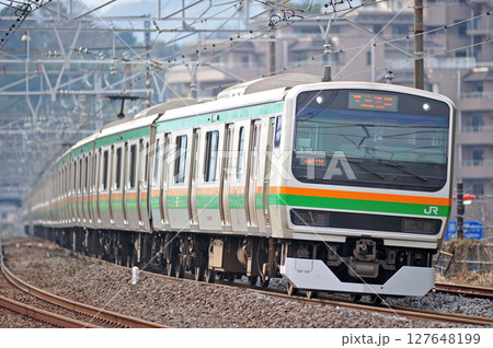 東海道本線 真鶴 JR東日本 E231系1000番台 S-32編成(国府津) 東海道本線 真鶴 JR東日本 E231系1000番台 S-32編成(国府津) 127648199