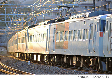 東海道本線　真鶴　JR東日本　185系　C1+A1編成（大宮）　踊り子 127648215
