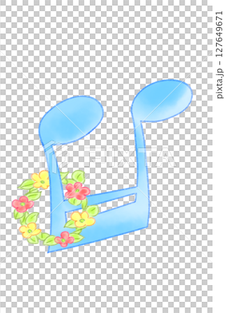 帶花環的音符 127649671