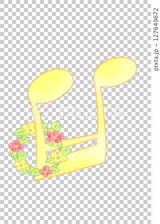 帶花環的音符 127649672