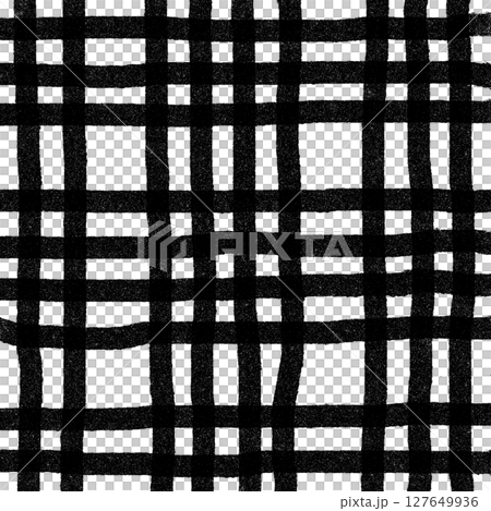 Black Plaid Gingham Hand Drawn Background Pattern Overlay Black Plaid Gingham Hand Drawn Background Pattern Overlay 127649936