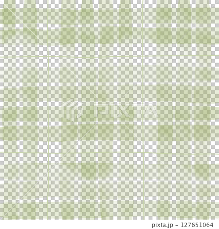 Sage Green Plaid Tartan Gingham Check Hand Drawn Background Pattern Overlay 127651064