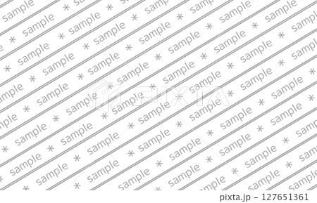 sample入り透かし素材（ウォーターマーク）背景素材・アスタリスク・斜めライン・背景透過PNG 127651361