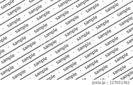 sample入り透かし素材（ウォーターマーク）背景素材・ドット・斜めライン・透過PNG 127651362