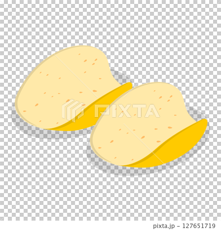 3D Isometric Flat Set of Potatoe Products. Item 1 3D Isometric Flat Set of Potatoe Products. Item 1 127651719