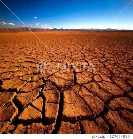 ひび割れた大地 ひび割れた大地 127654059