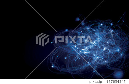 ネットワークコンセプト画像 ネットワークコンセプト画像 127654345