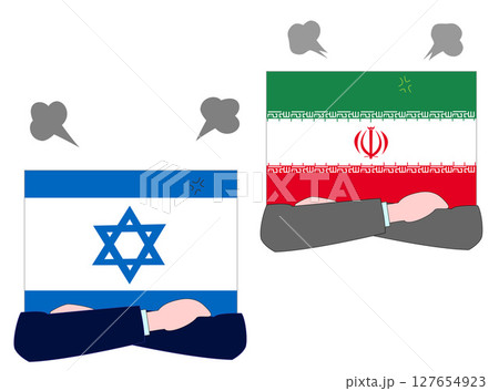 イスラエルとイランとの外交の状態を表している。 127654923